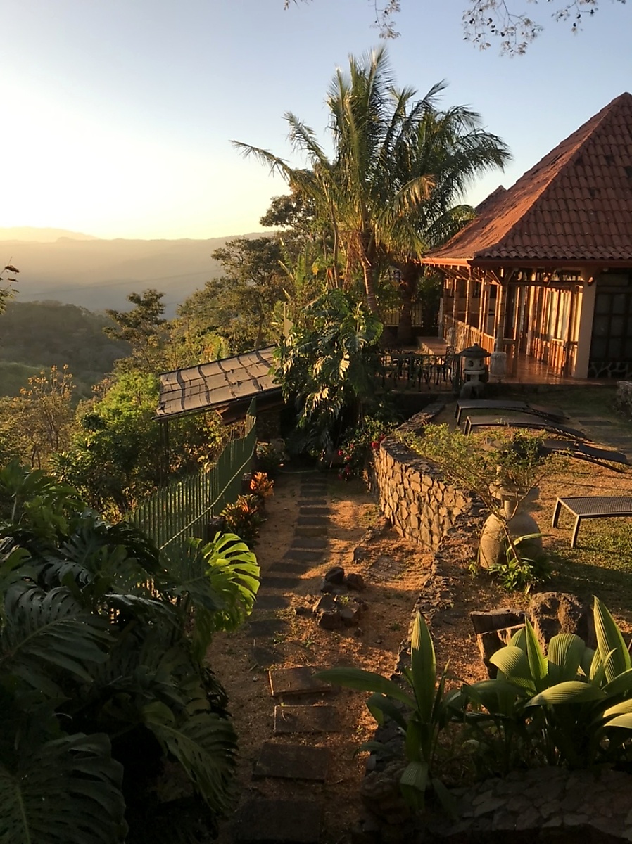 Sunrise over beautiful Atenas Costa Rica