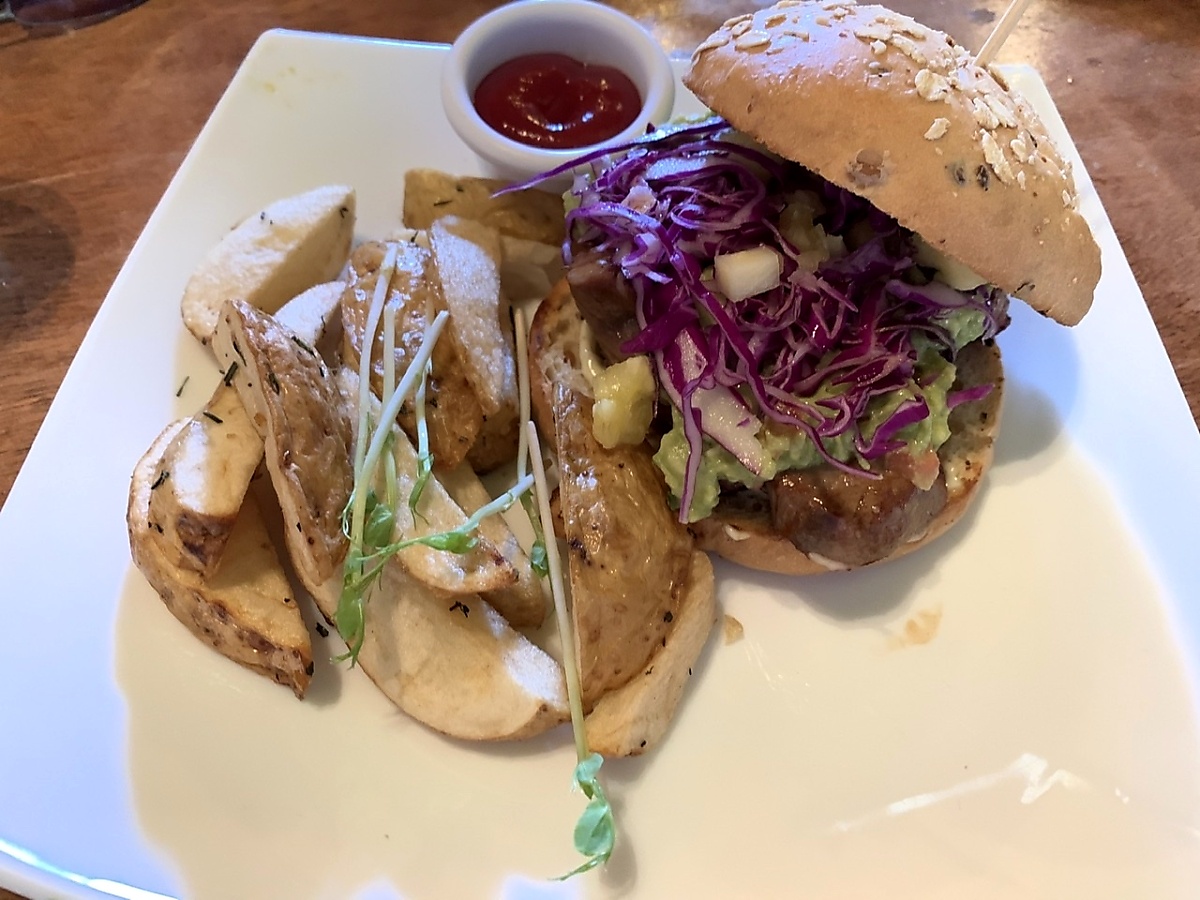 Tuna Sandwich at the Green Room in Jaco Costa Rica