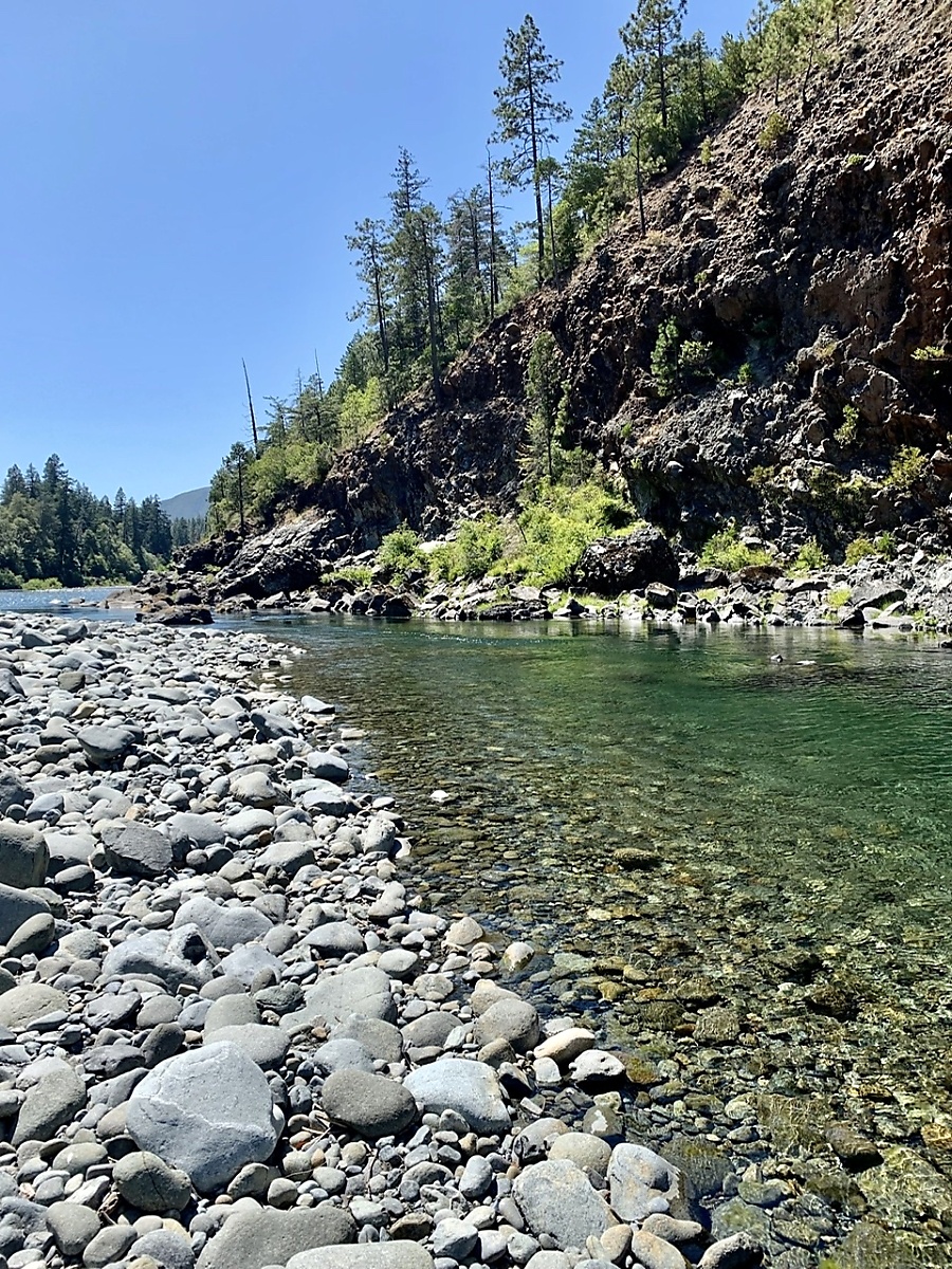 The Smith River in Gasquet California