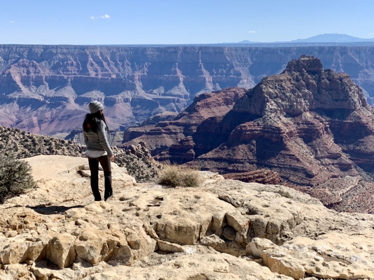 Looking out over Cape Royal at the end of the Scenic Drive at Grand Canyon National Park