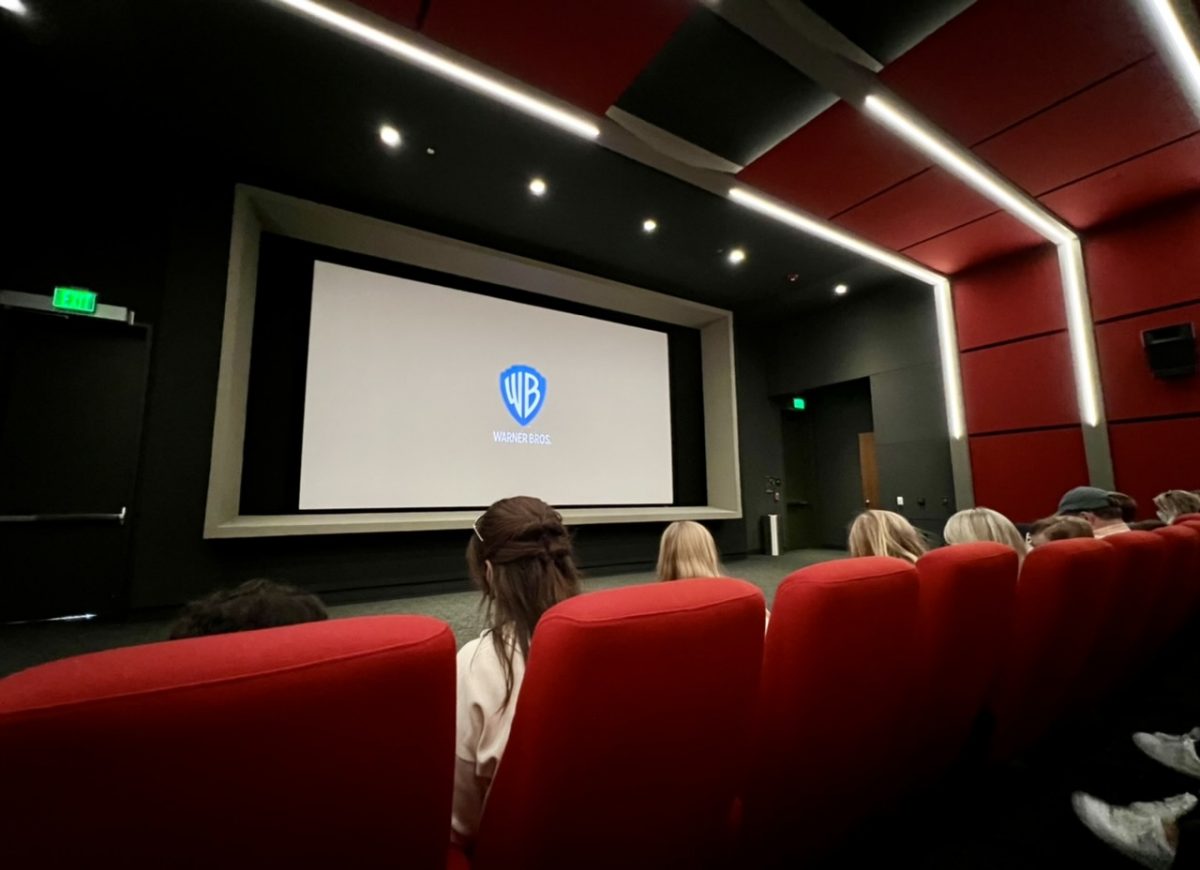 The screening room at the start of the Warner Bros Studio Tour