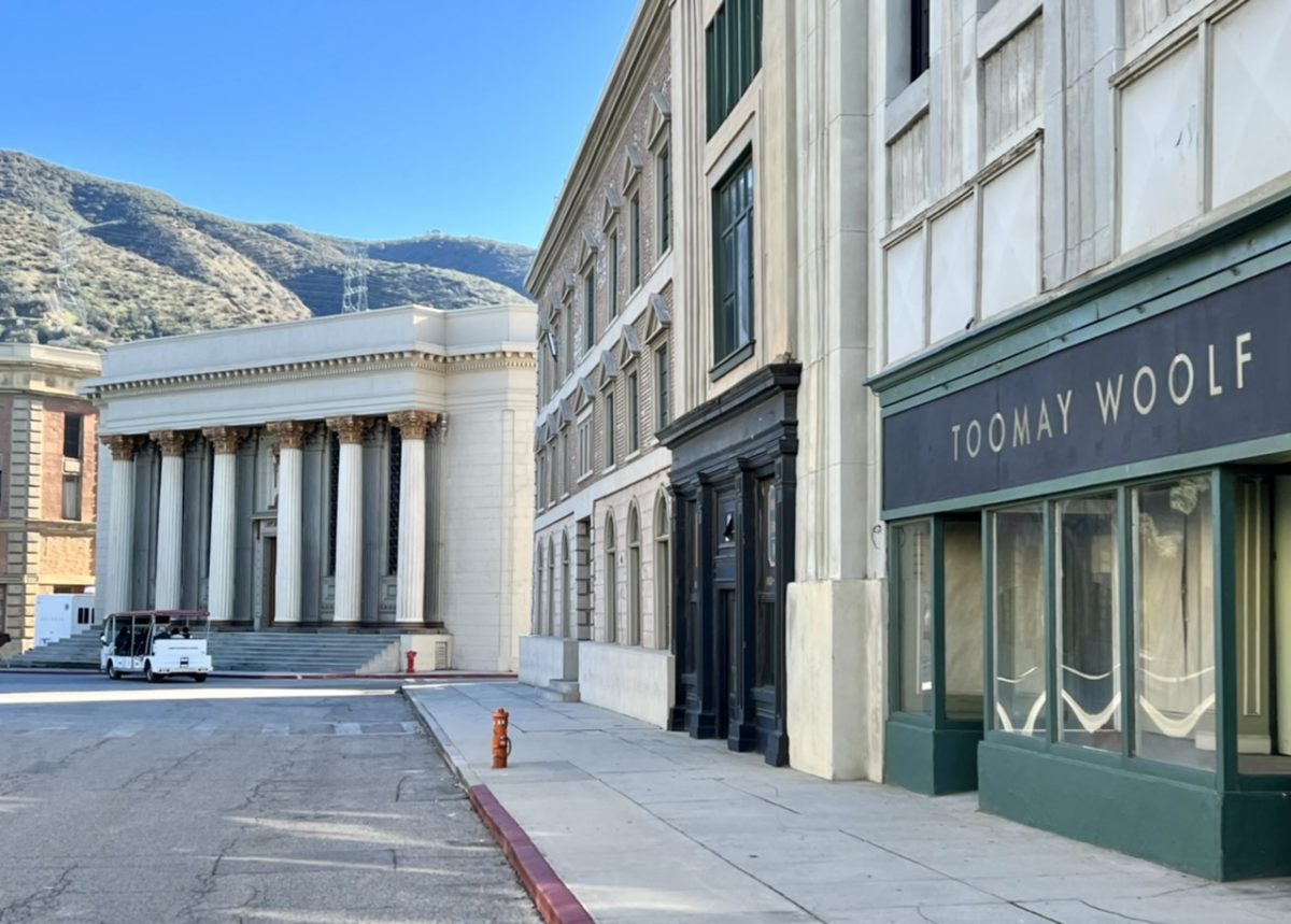 Banking buildings on the Warner Bros backlot