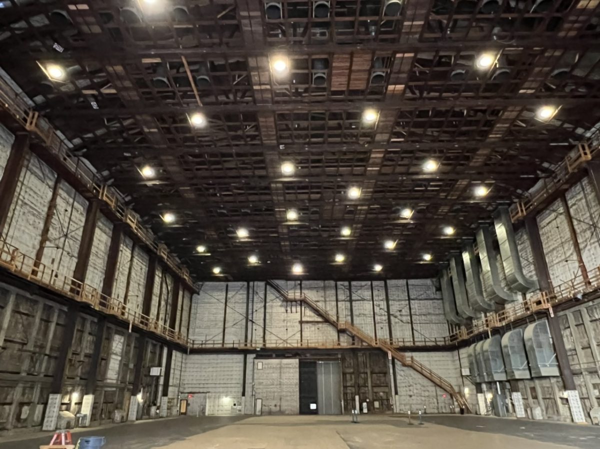 The inside of Stage 16 