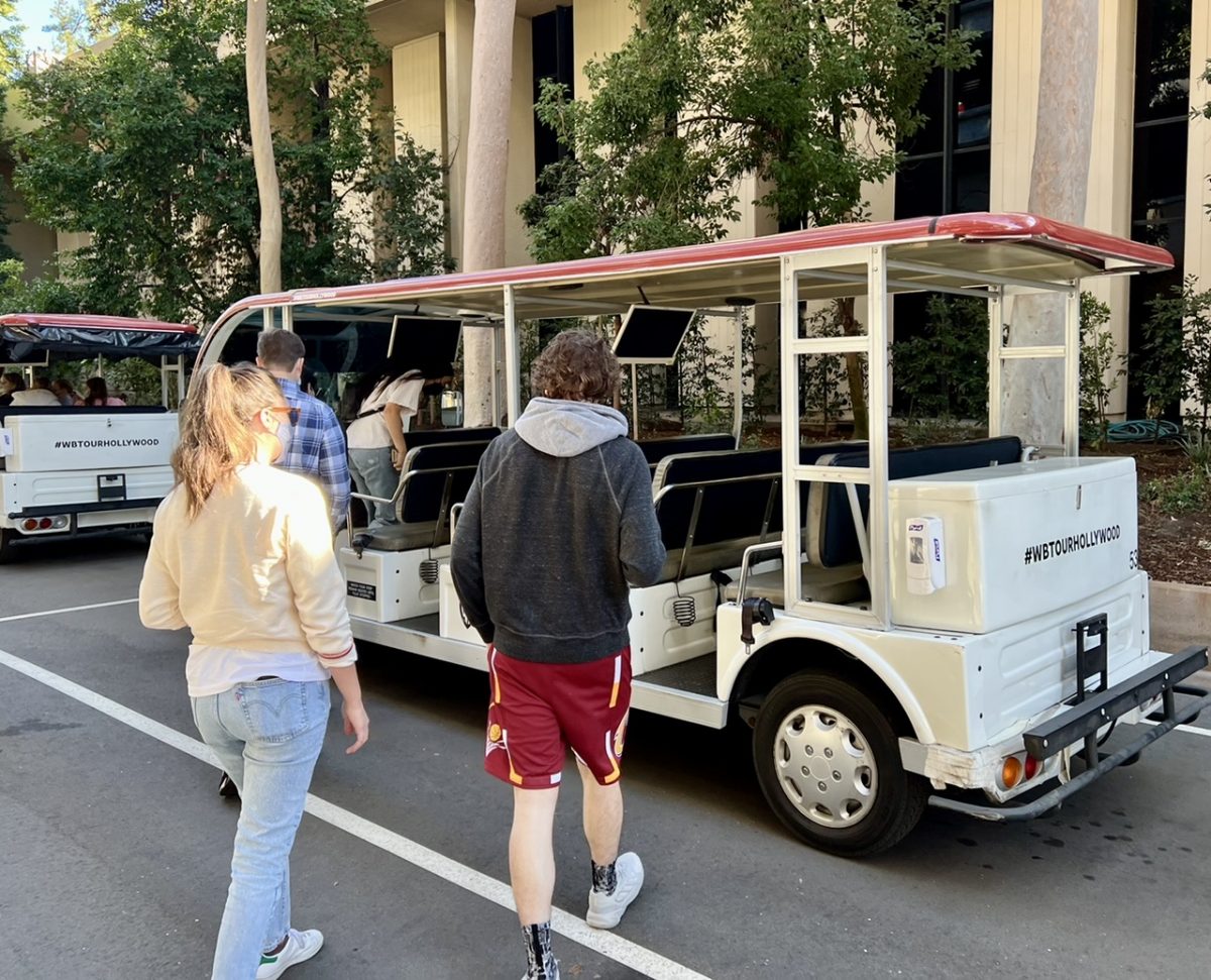 One of the carts used for the Warner Bros Studio Tour