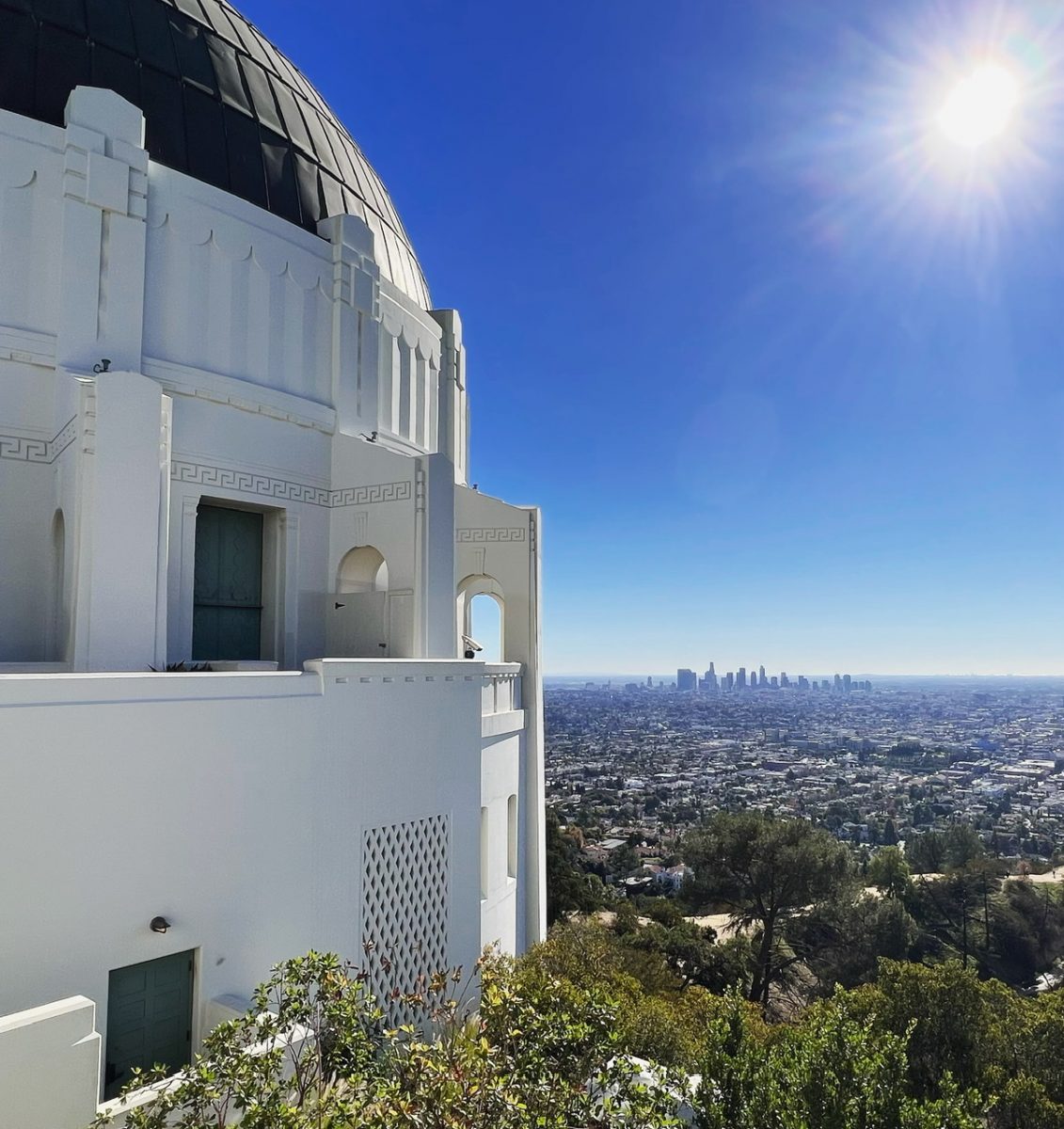 View of downtown LA from the Griffith Observatory