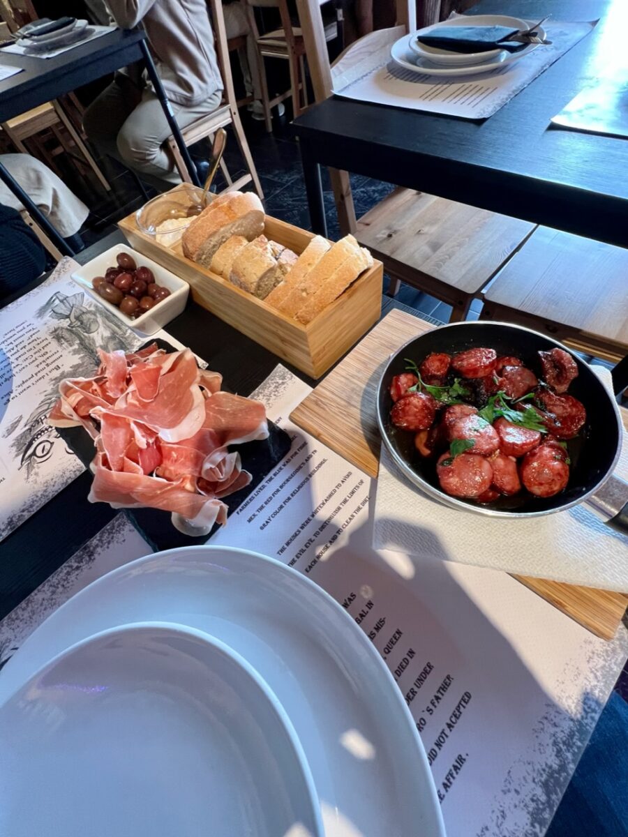 A selection of tapas at Madok in Óbidos