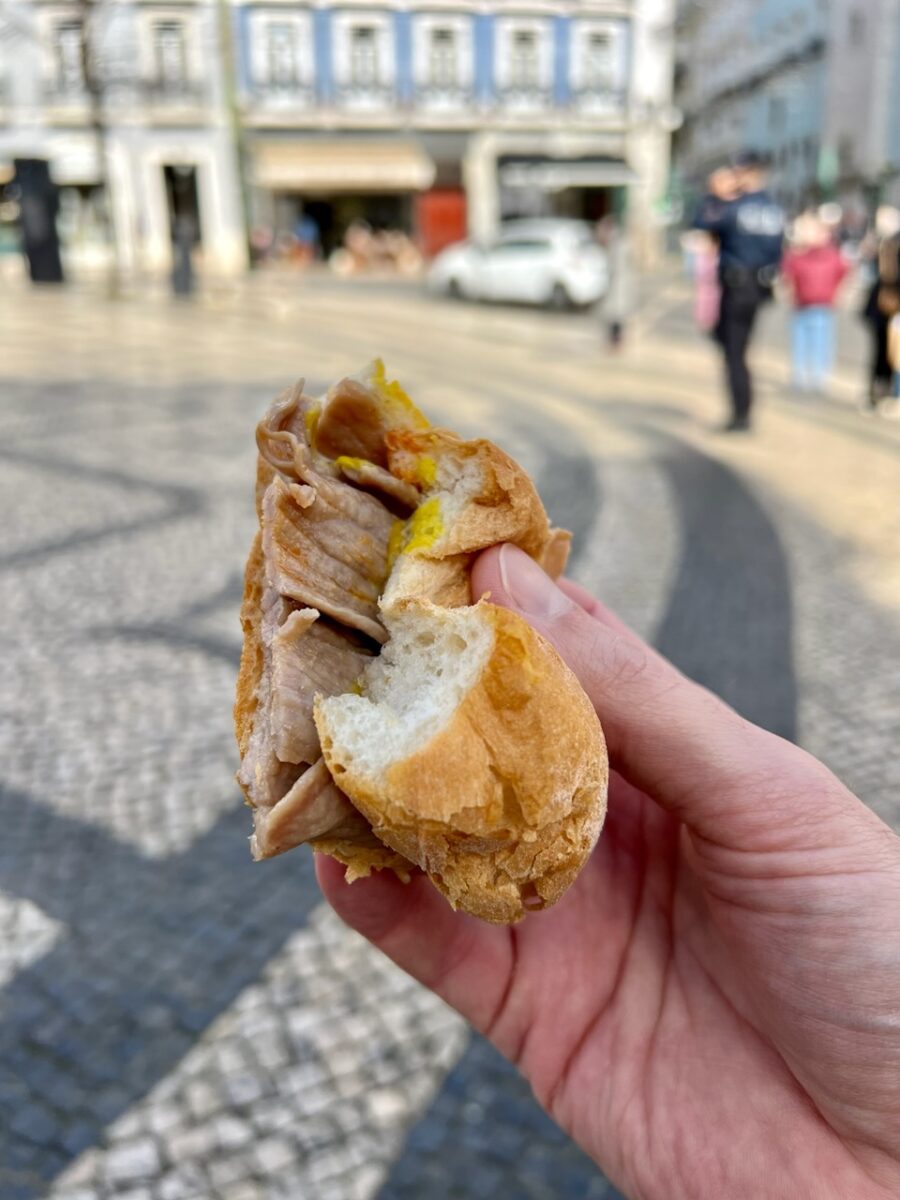 Bifana is the most popular sandwich in Portuguese cuisine and can be found all over Lisbon