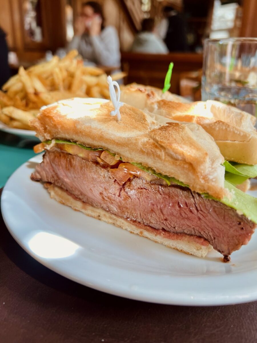 A Lomito - steak sandwich - in Buenos Aires