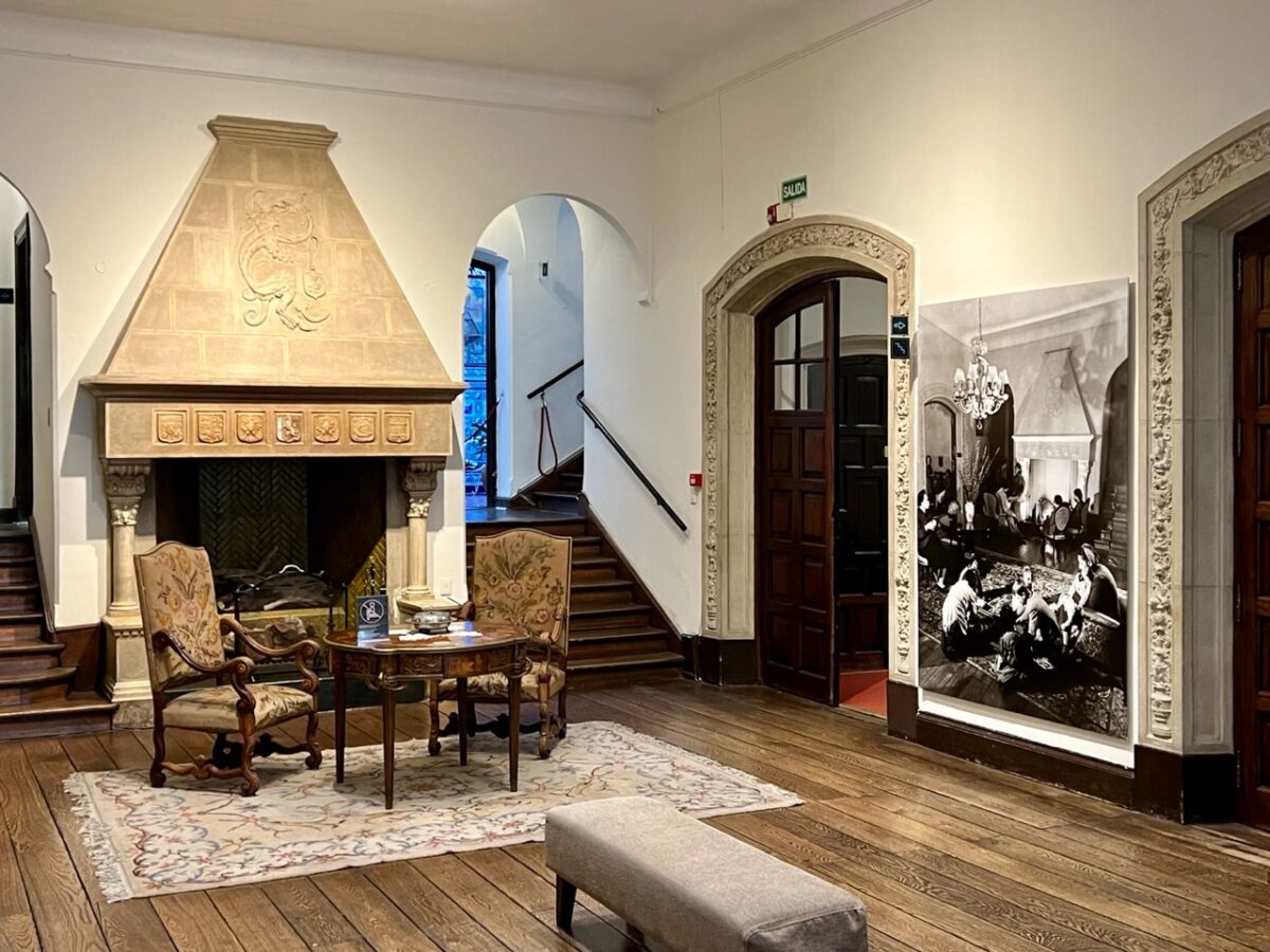 On of the main rooms in the Evita museum that was once used as a Temporary Home for displaced women and children