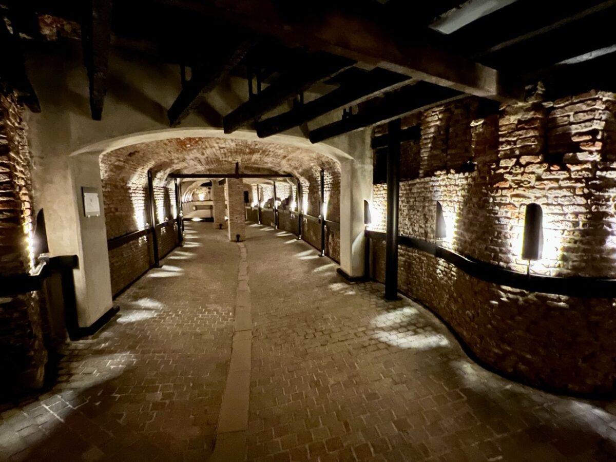 One of the tunnels underneath El Zanjan de Granados in Buenos Aires