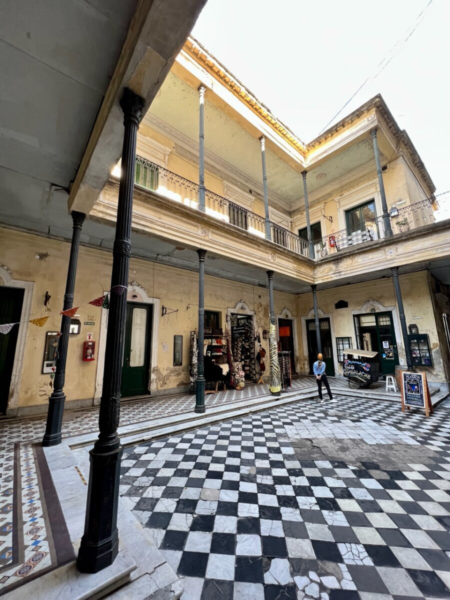 Inside the Pasage de la Defensa in San Telmo