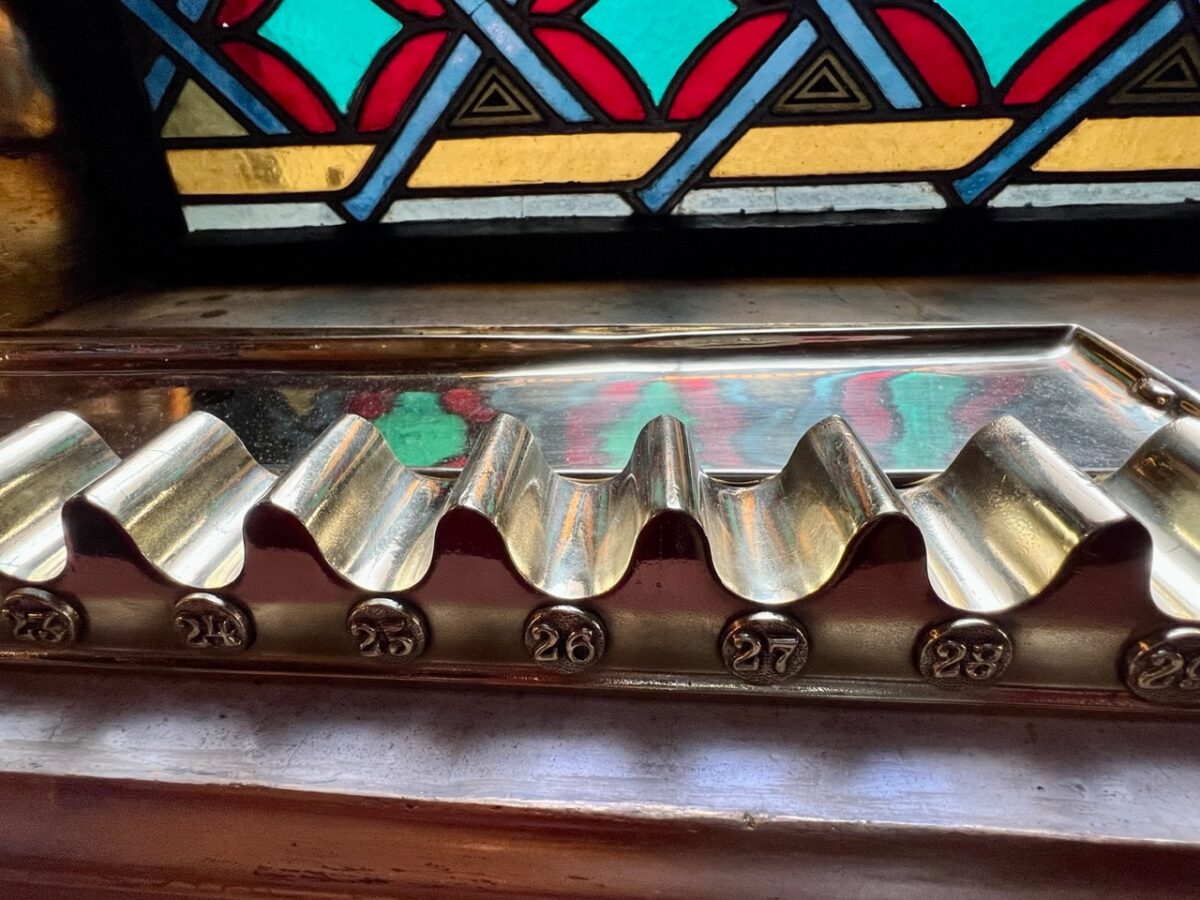 Cigar Holders outside the Chamber of Peers at the Hungarian Parliament