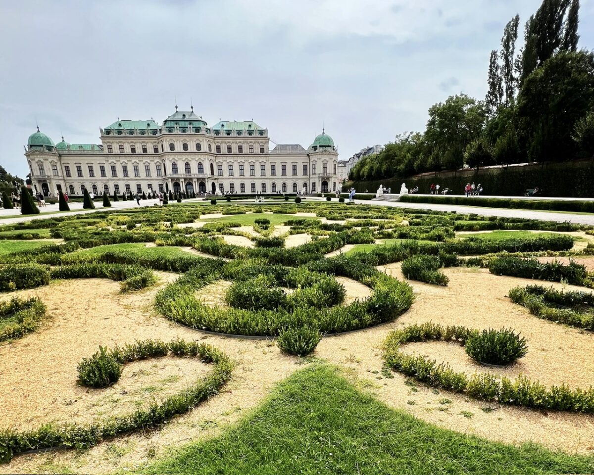 Upper Belvedere Palace in Vienna Austria