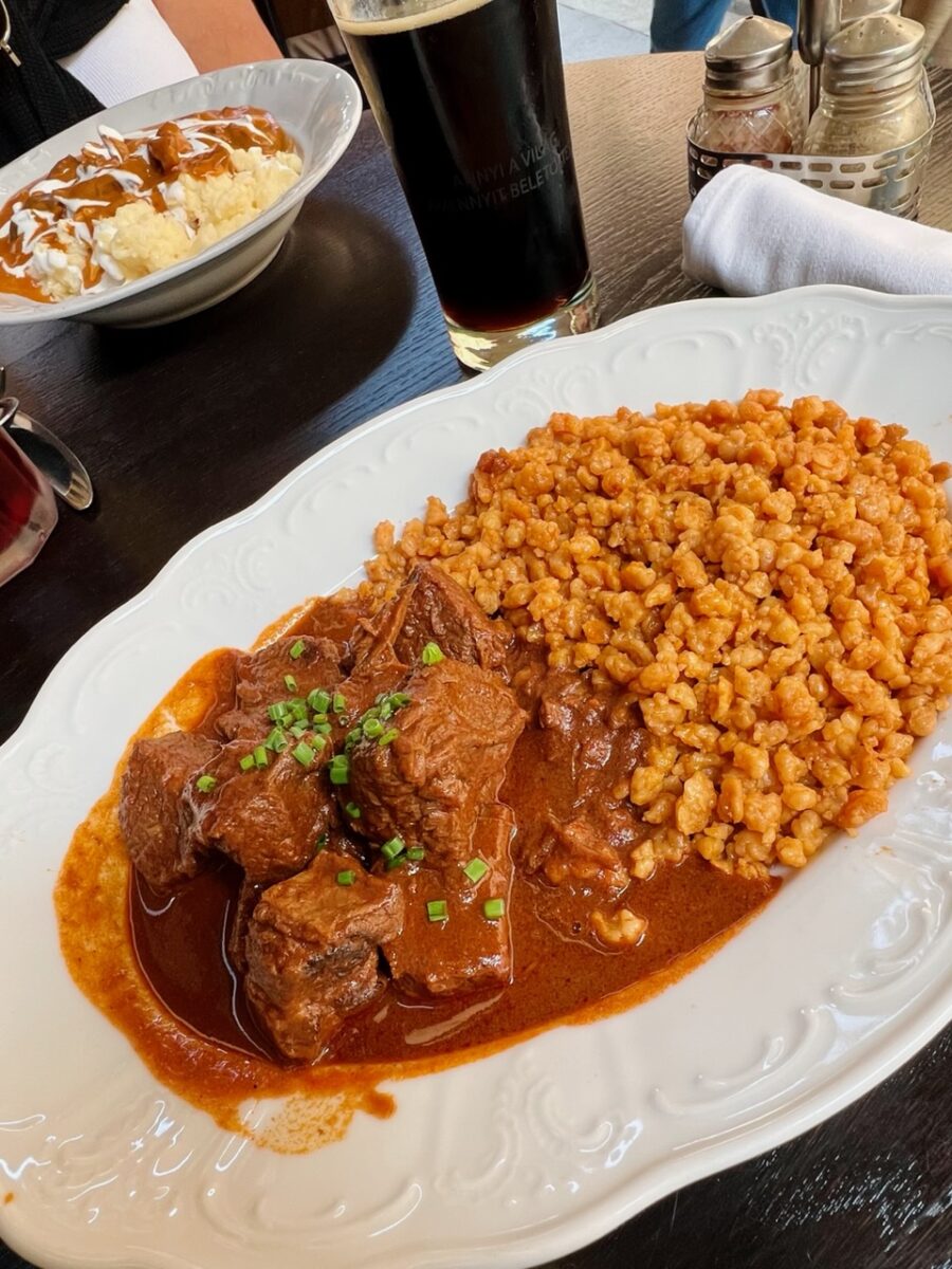 Beef Goulash from Gettó Gulyás in Budapest Hungary