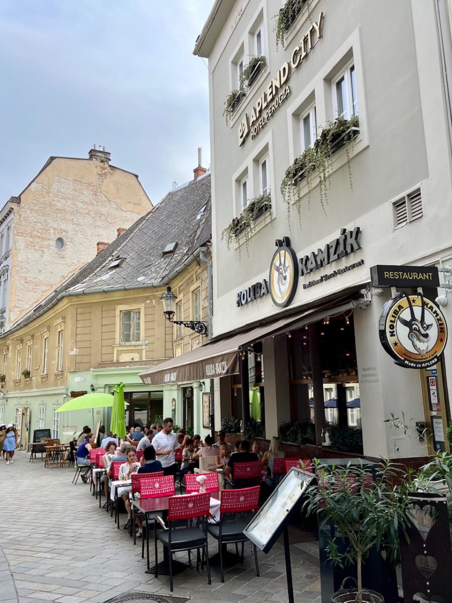 Koliba Kamzík restaurant in Old Town Bratislava Slovakia