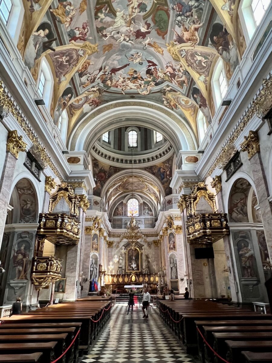 Inside Ljubljana Cathedral