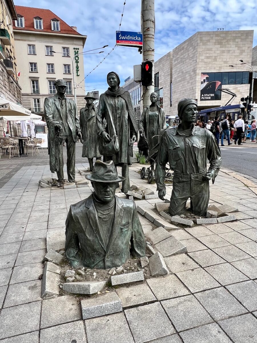 A close up look at The Passage or the Monument to the Anonymous Passerby