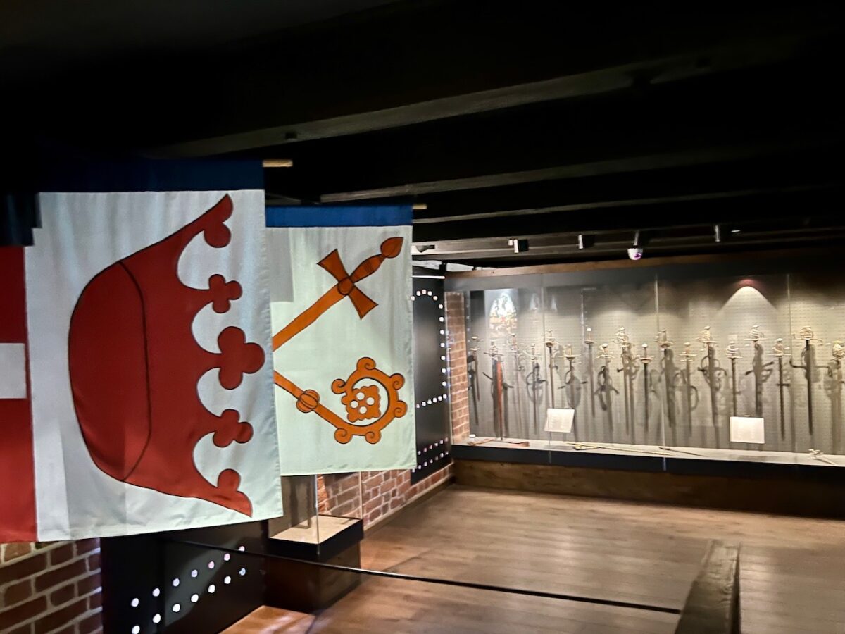 Inside the Armory at Malbork Castle in Poland