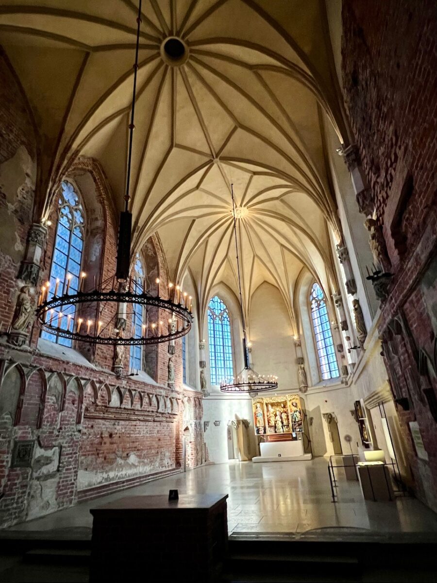 Inside the Church of the Blessed Virgin Mary at Malbork Castle