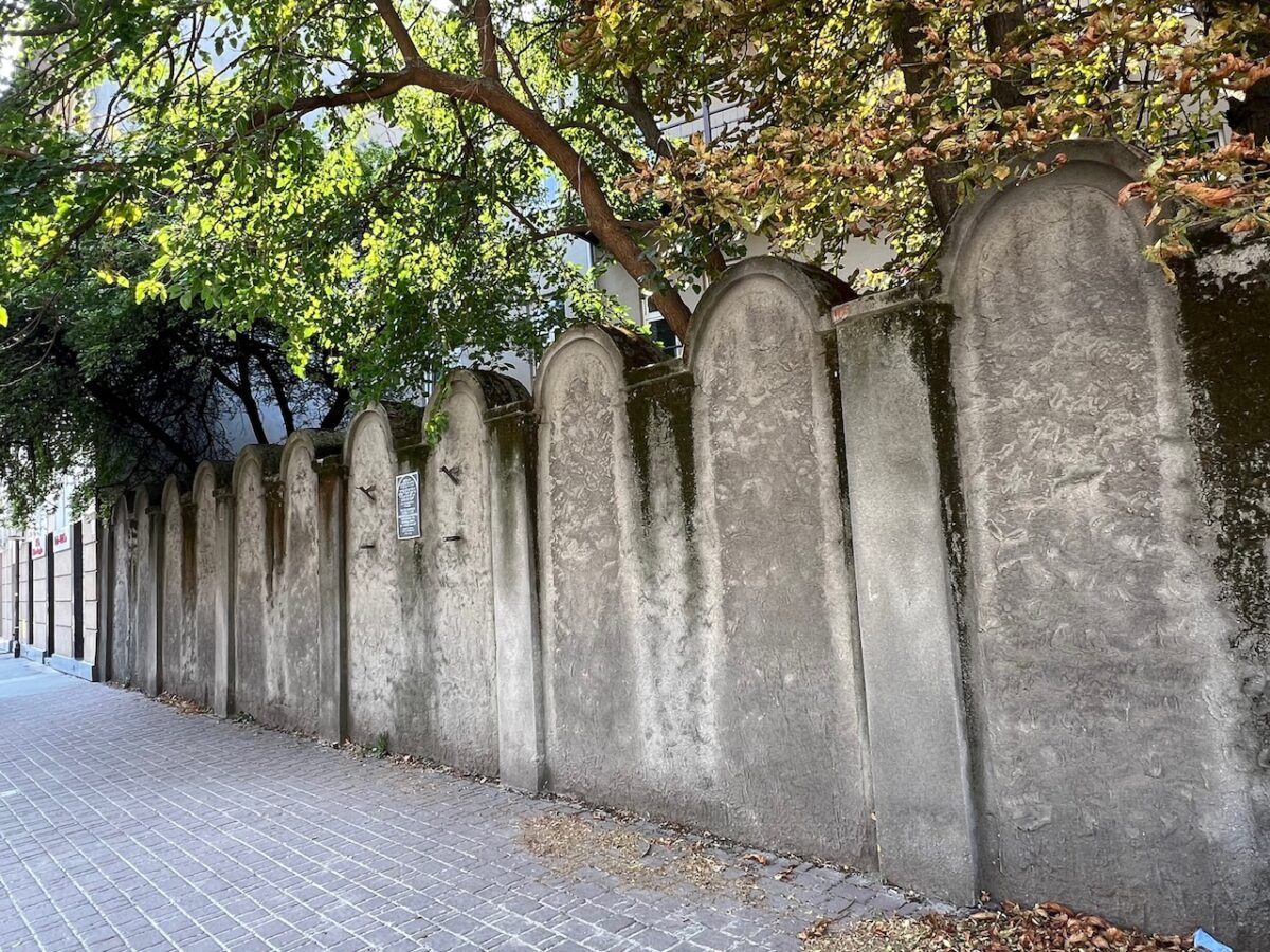 Remnants of the Krakow Jewish Ghetto Wall 