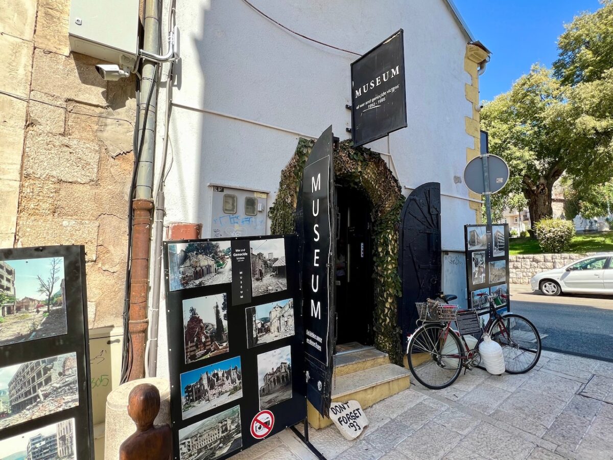The  Museum of War and Genocide Victims 1992-1995 in Mostar Bosnia & Herzegovina