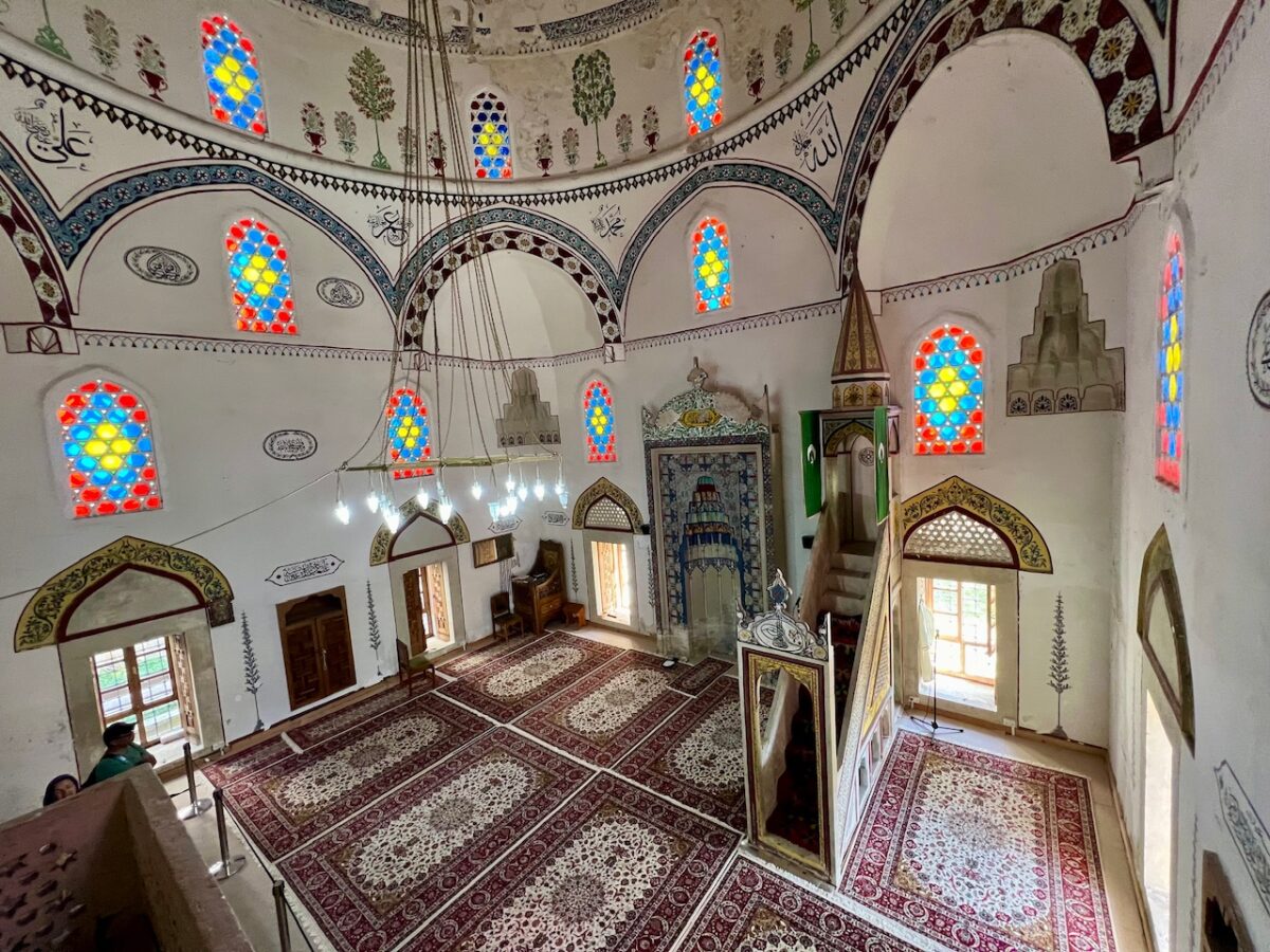 Inside the Koski Mehmed Pasha Mosque in Mostar Bosnia & Herzegovina