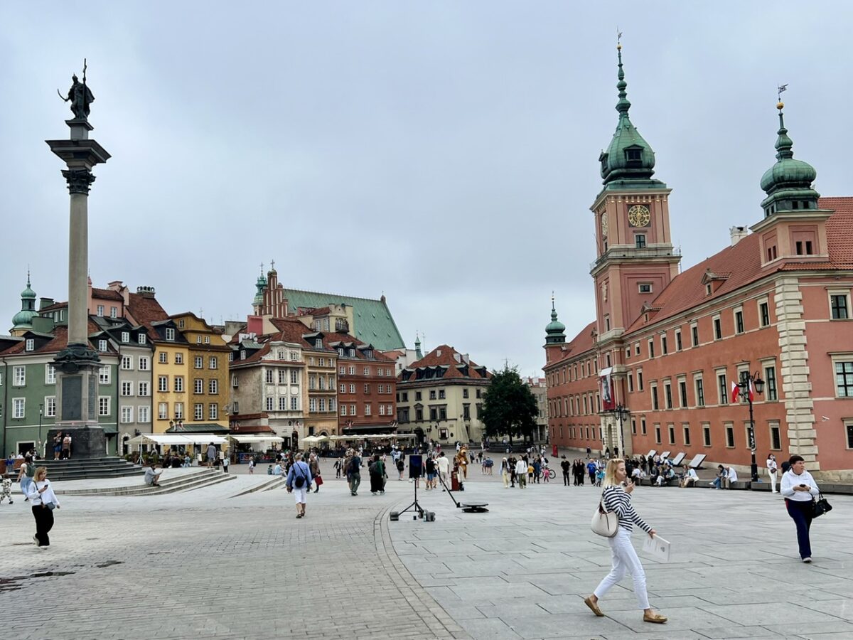 Castle Square in Warsaw Poland